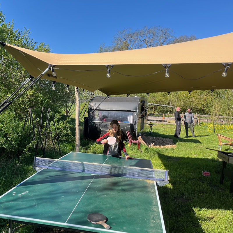 koffiebar en tafeltennis